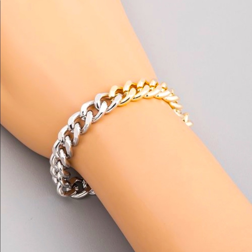 Two tone bracelet
